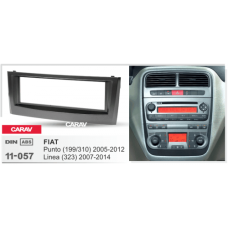 TRIMPLATE FIAT PUNTO GRANDE 05>09 SILVER